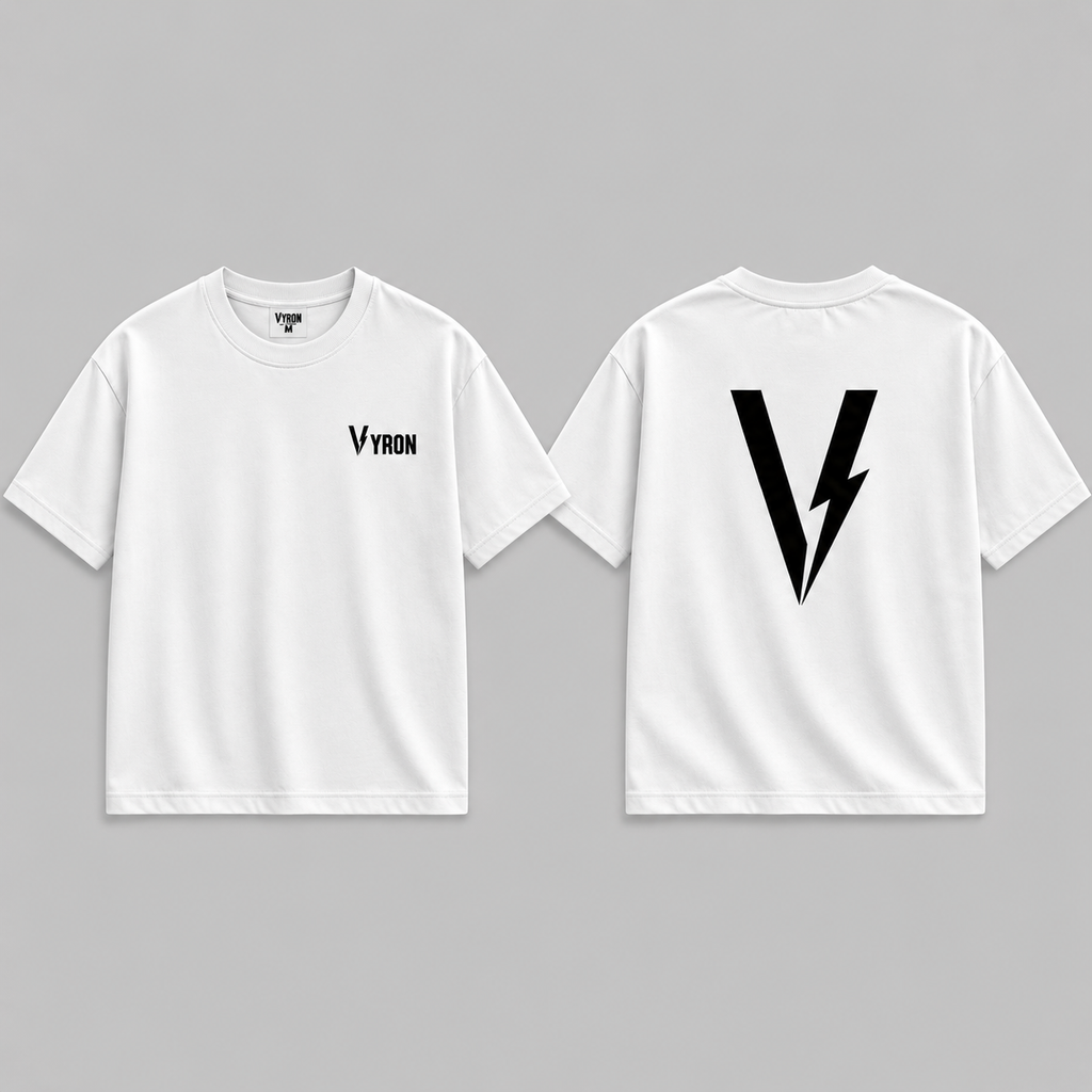 Remera Oversize - Big logo Blanco