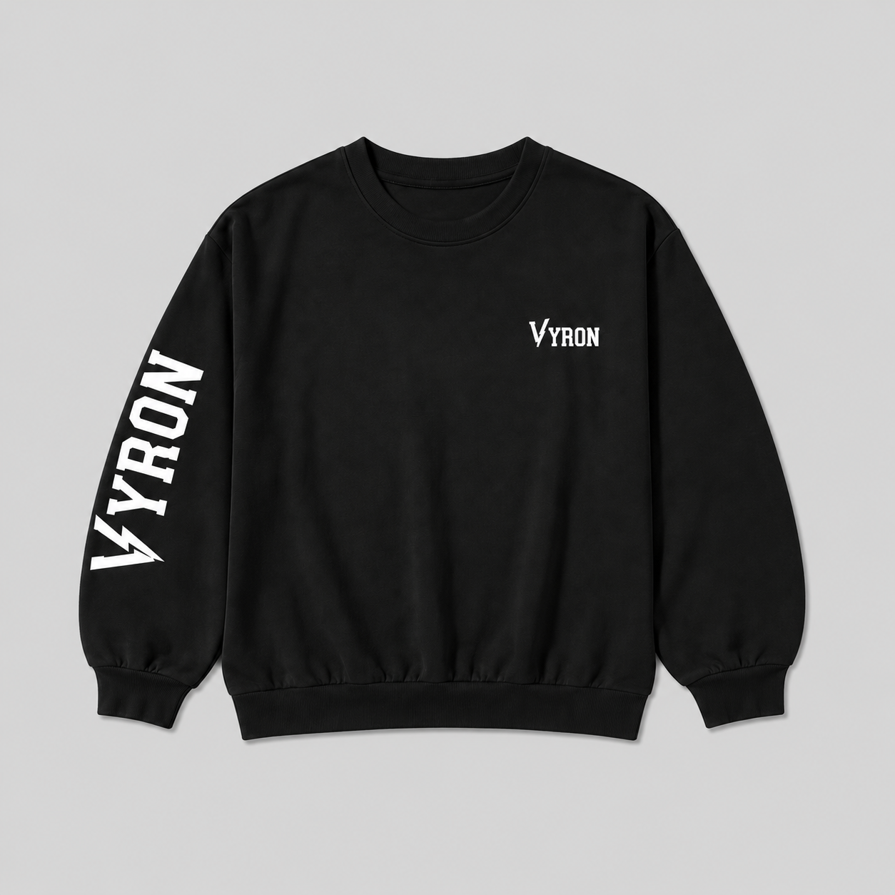 Remera Vyron Mangas largas black