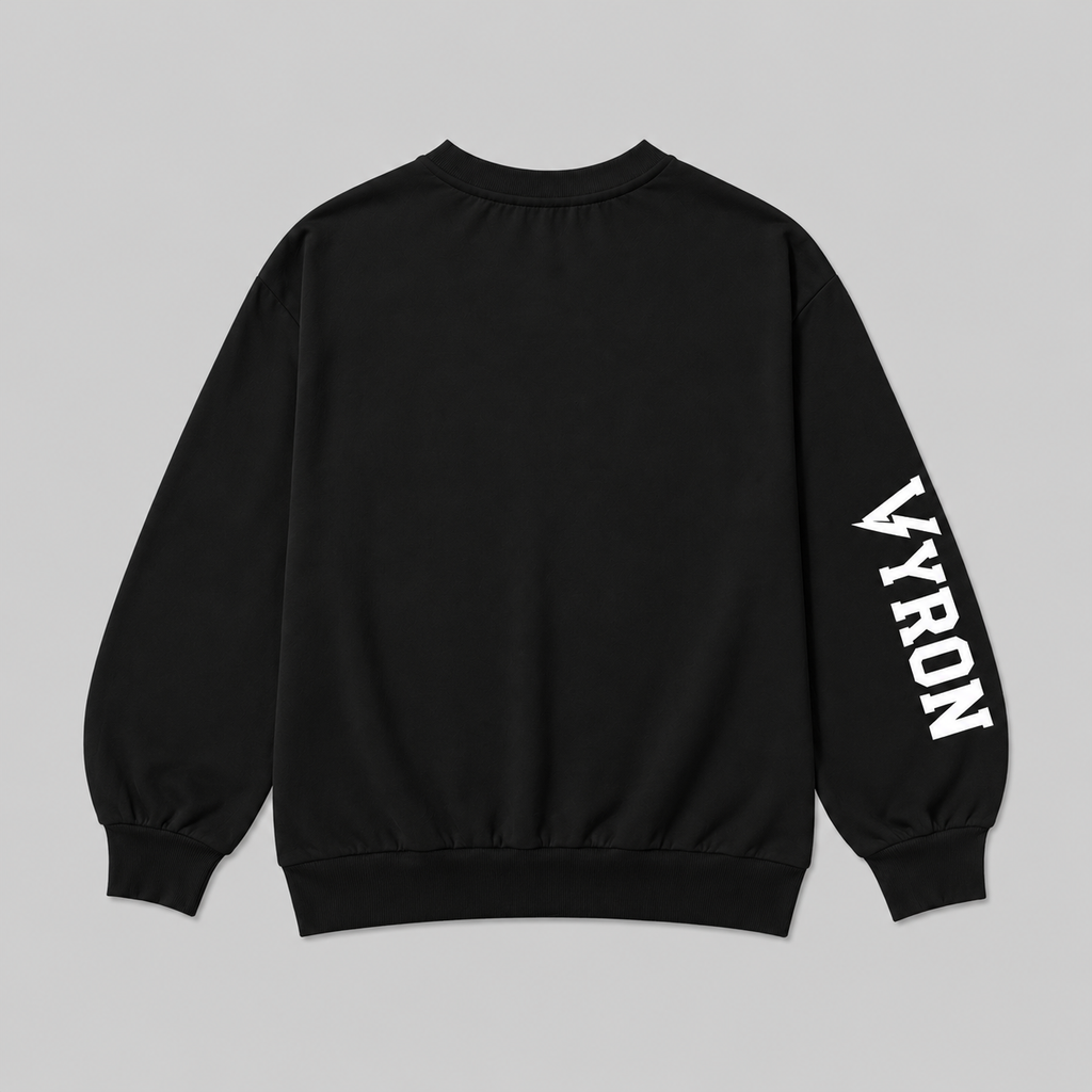 Remera Vyron Mangas largas black