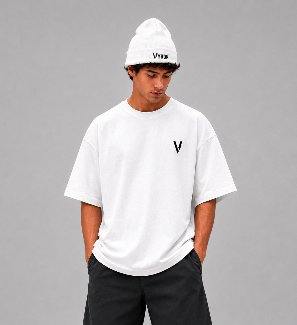 Remera Oversize - Vyron white