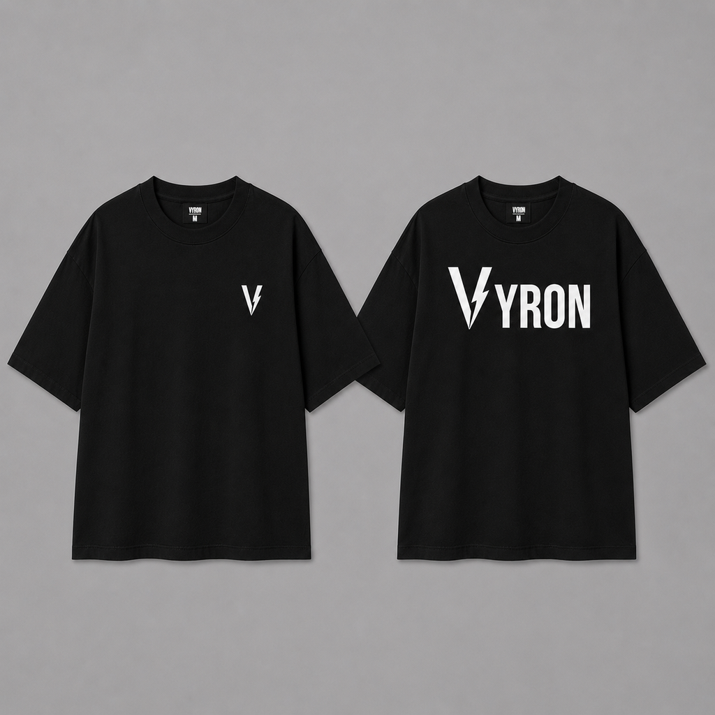 Remera Oversize - Vyron black
