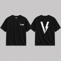 Remera Oversize - Big logo negro