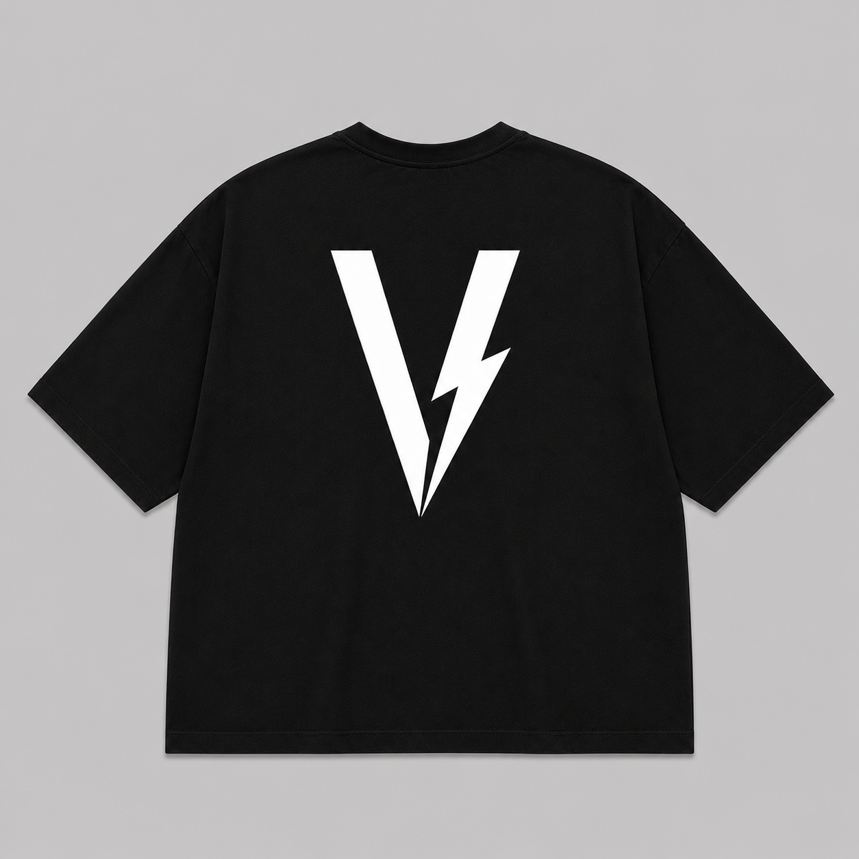 Remera Oversize - Big logo negro