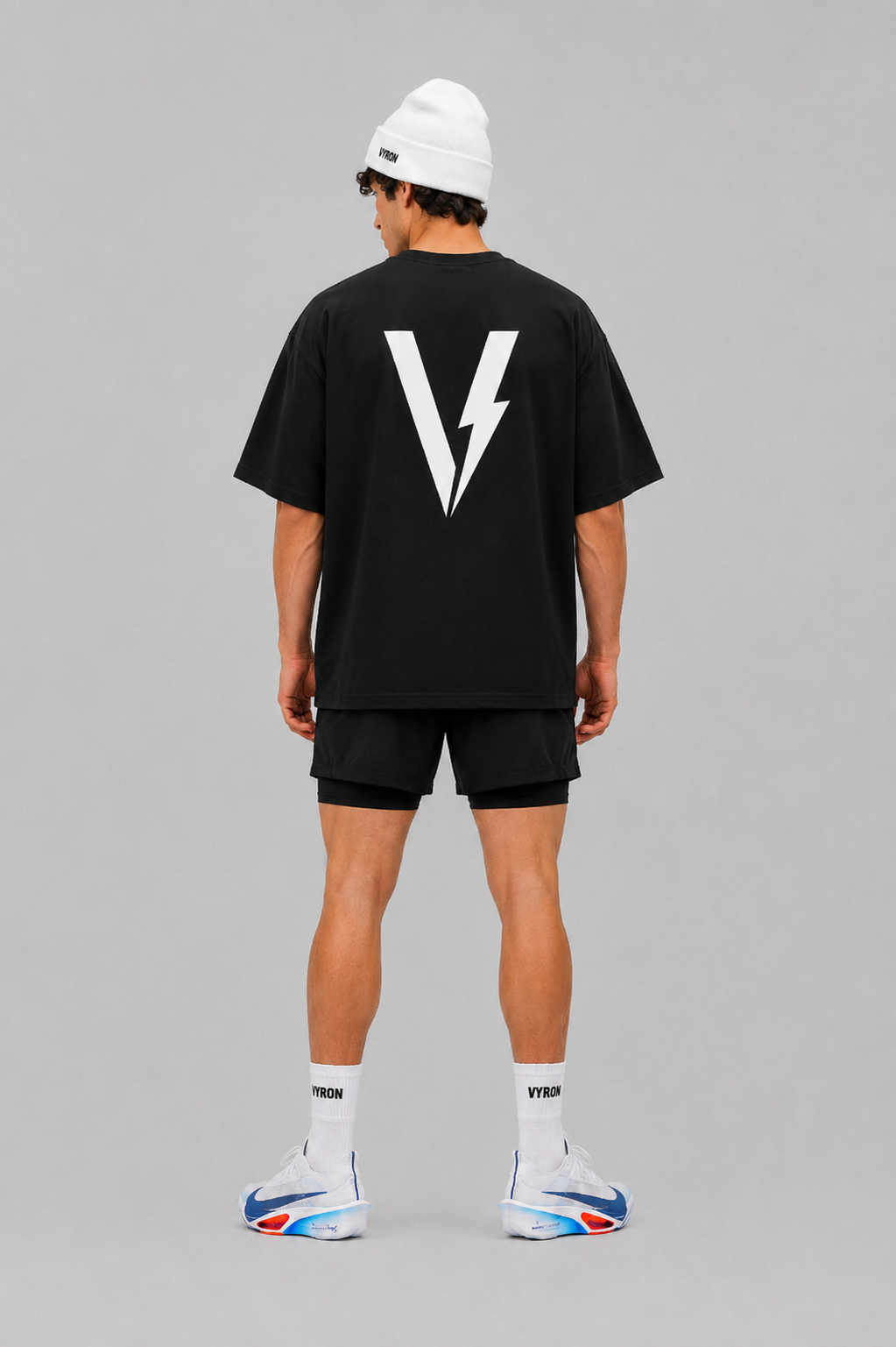 Remera Oversize - Big logo negro