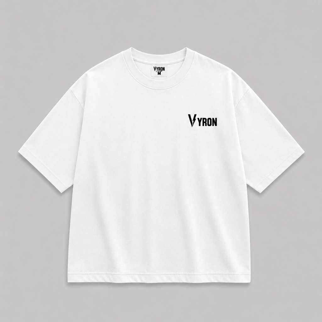 Remera Oversize - Big logo Blanco