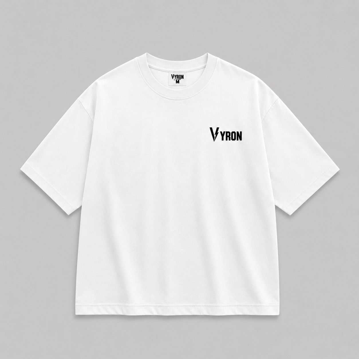 Remera Oversize - Big logo Blanco
