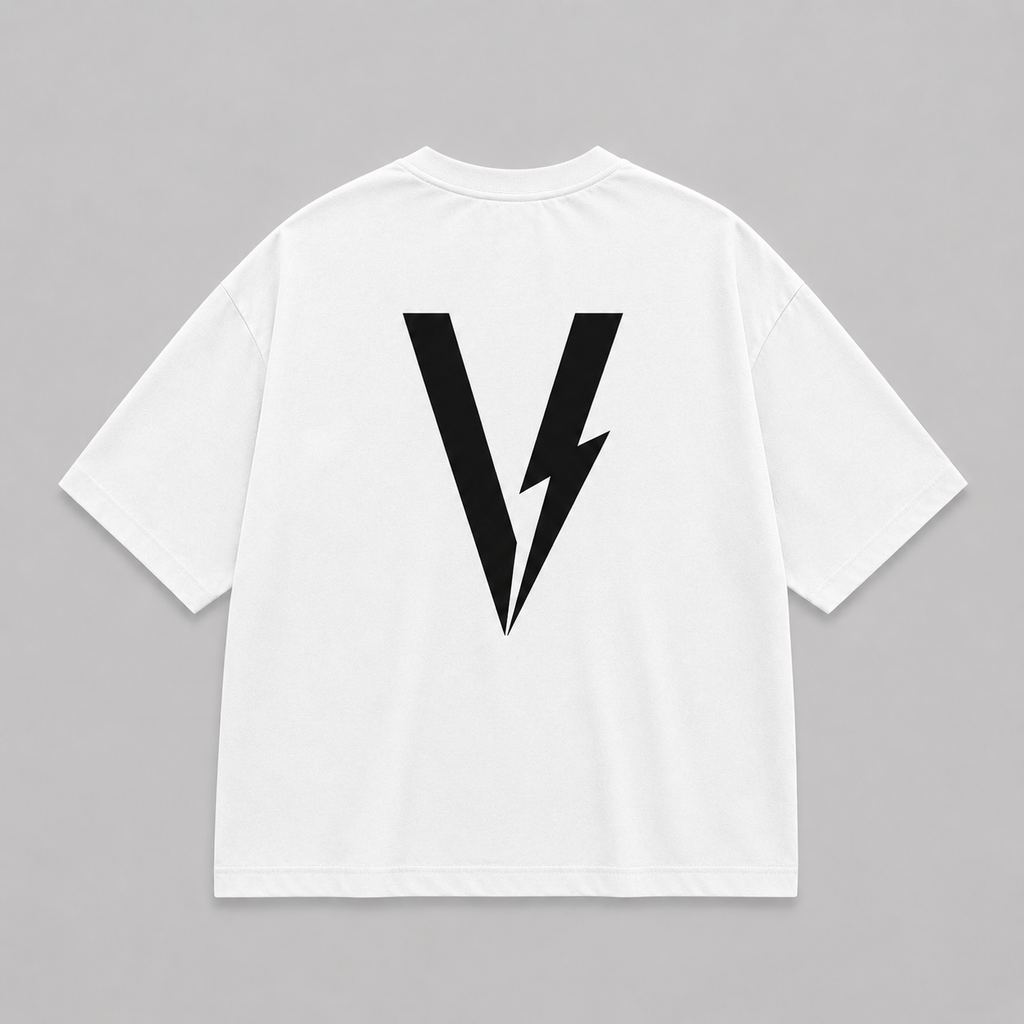 Remera Oversize - Big logo Blanco