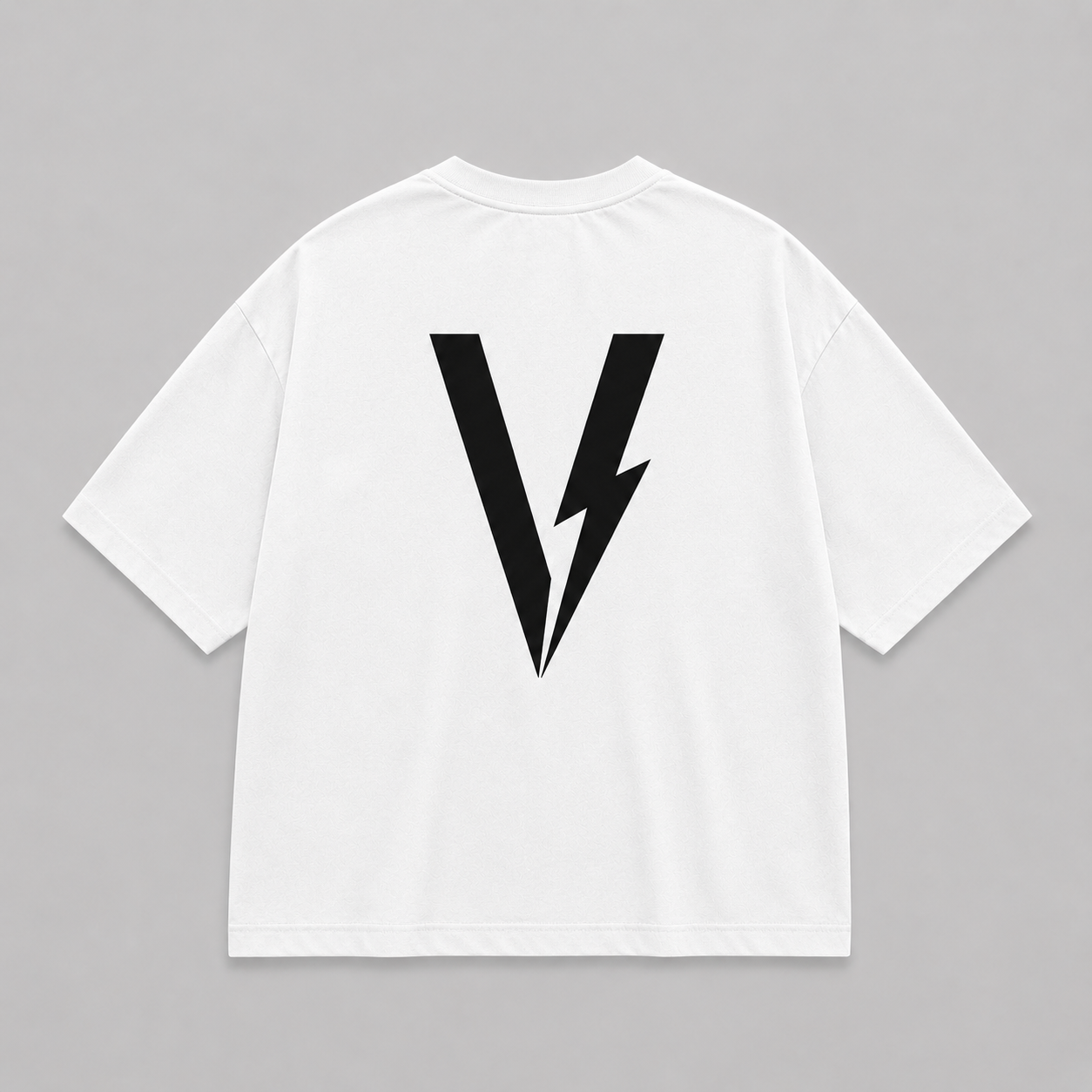 Remera Oversize - Big logo Blanco