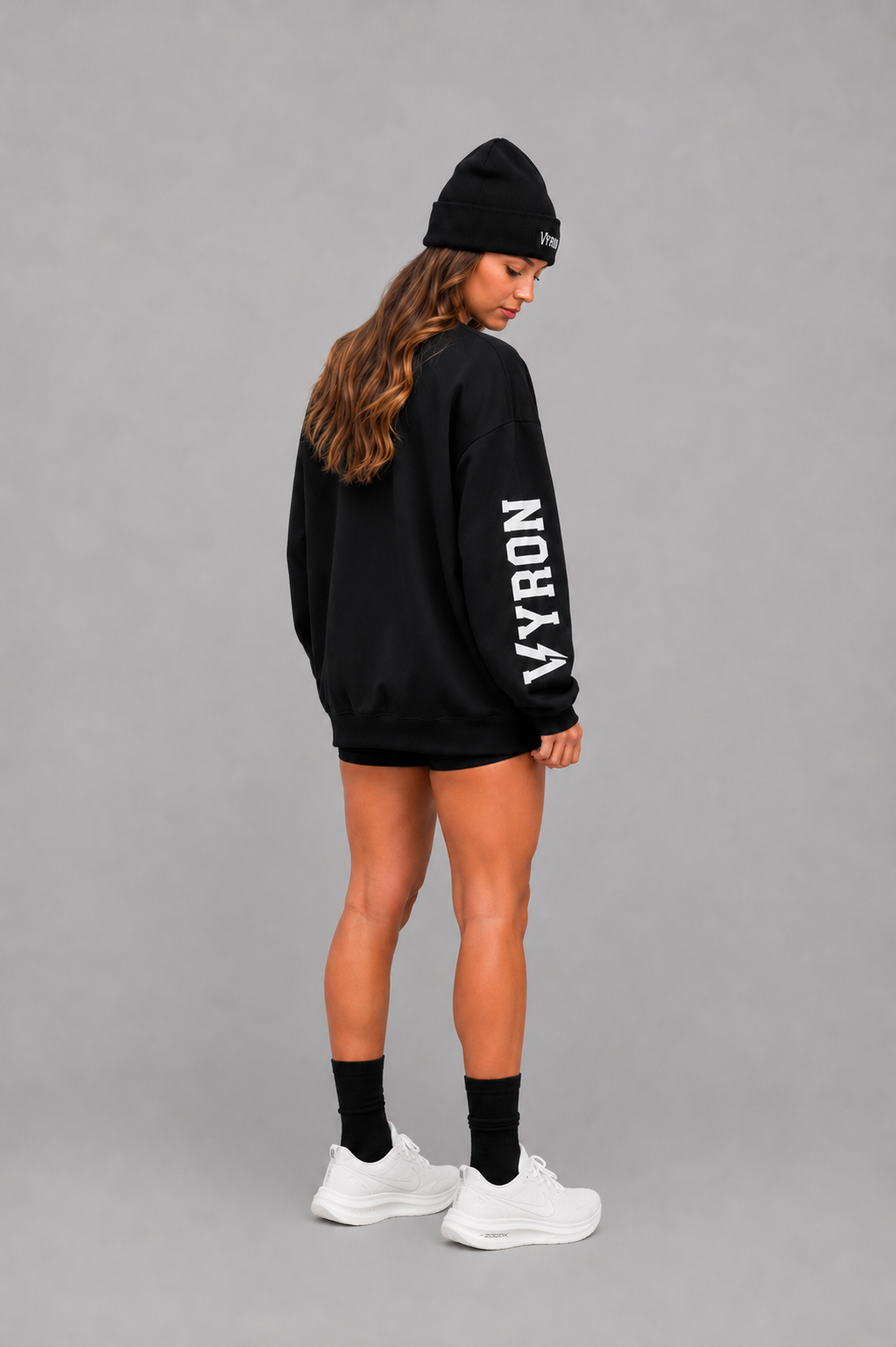 Remera Vyron Mangas largas black