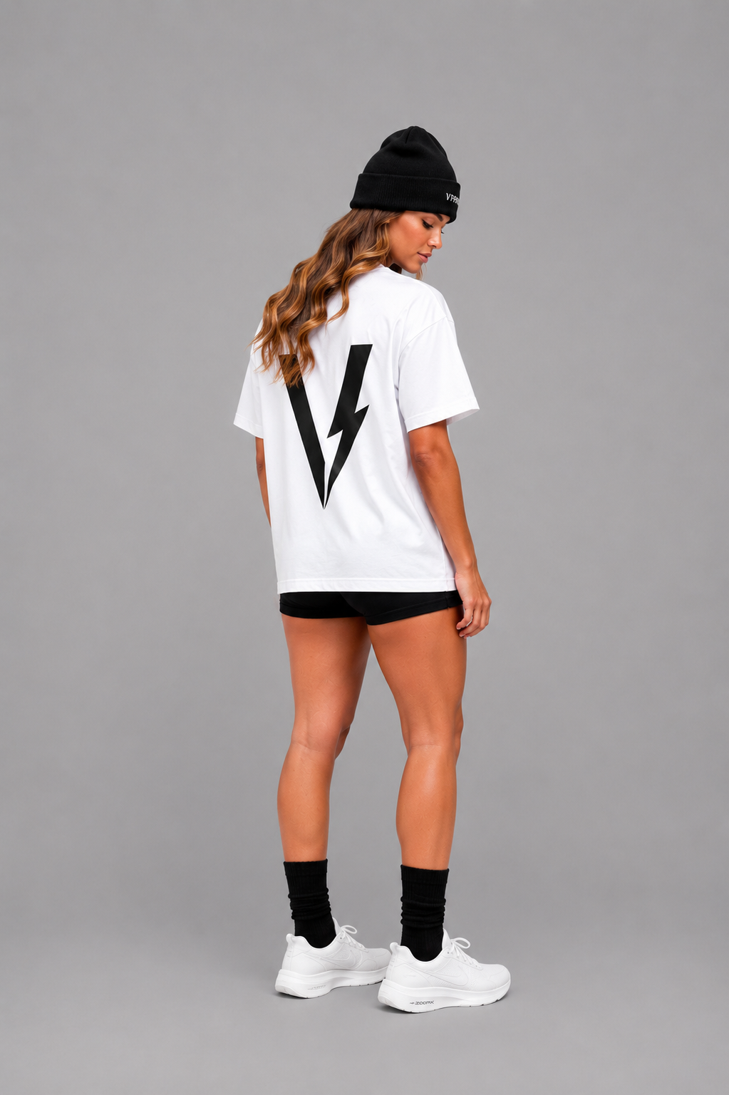 Remera Oversize - Big logo Blanco