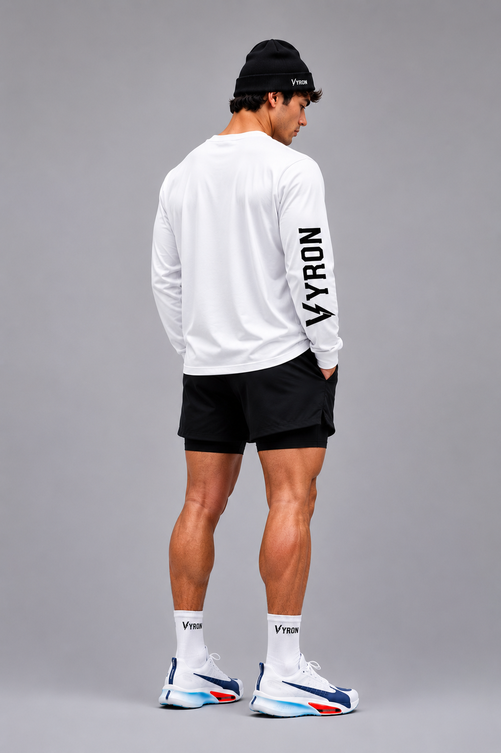 Remera Vyron Mangas largas blanca