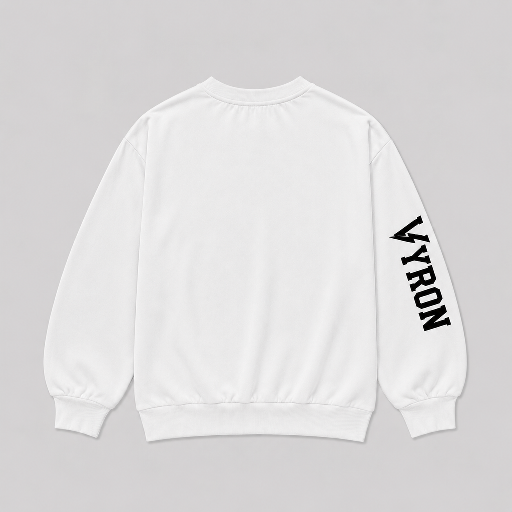 Remera Vyron Mangas largas blanca