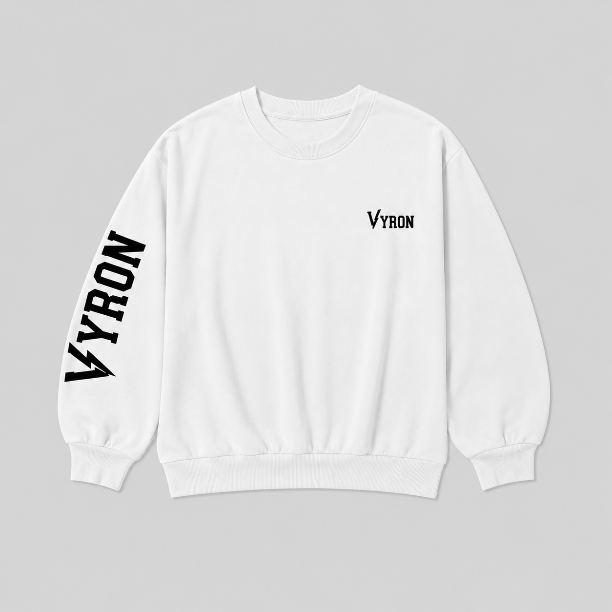 Remera Vyron Mangas largas blanca