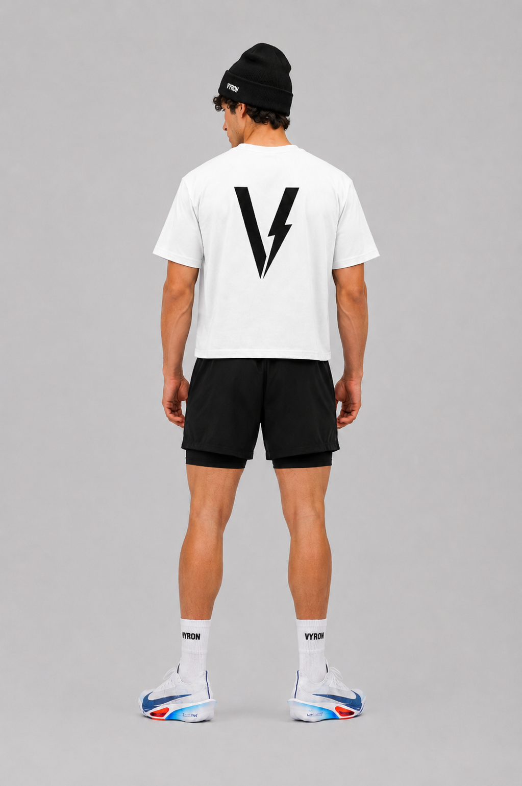 Remera Boxy Fit - Big logo white
