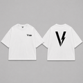 Remera Boxy Fit - Big logo white