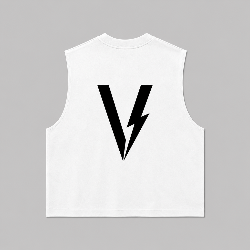Musculosa Vyron - Big logo white