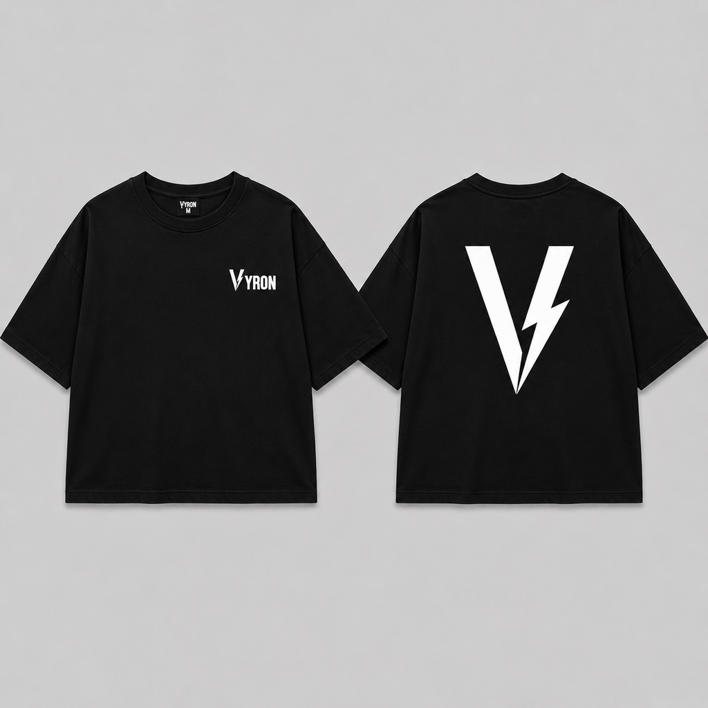 Remera Boxy Fit - Big logo black