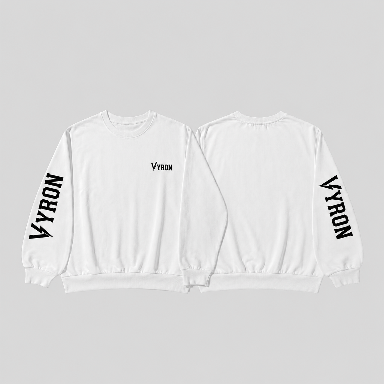 Remera Vyron Mangas largas blanca