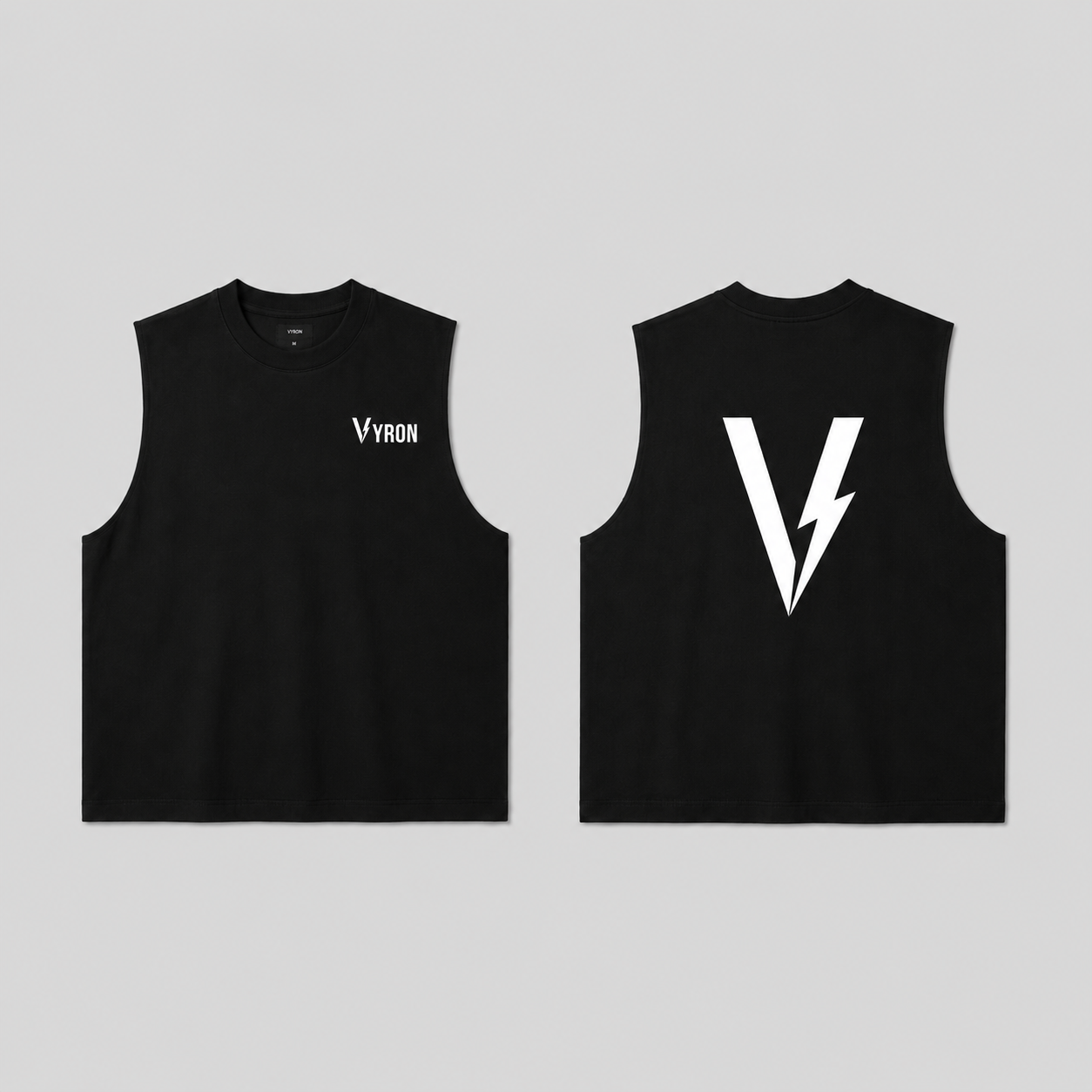 2x1 Musculosa Vyron - Big logo white