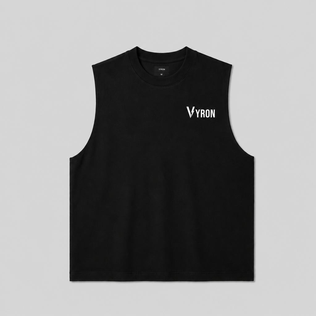 Musculosa Vyron - Big logo black