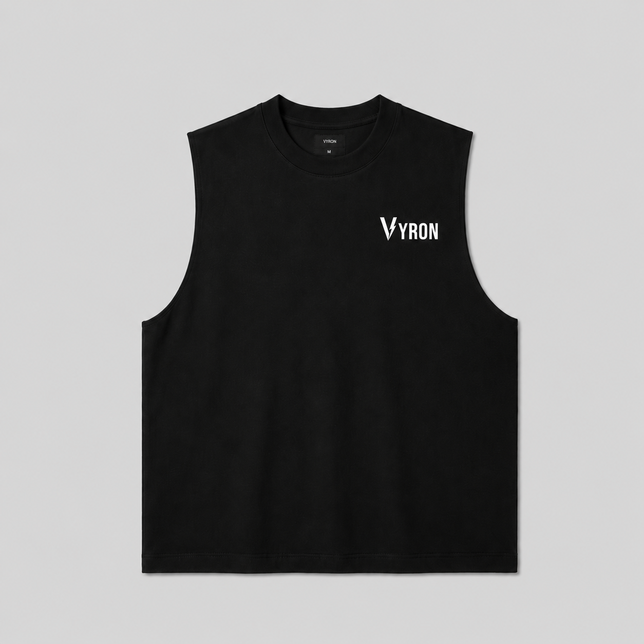 Musculosa Vyron - Big logo black