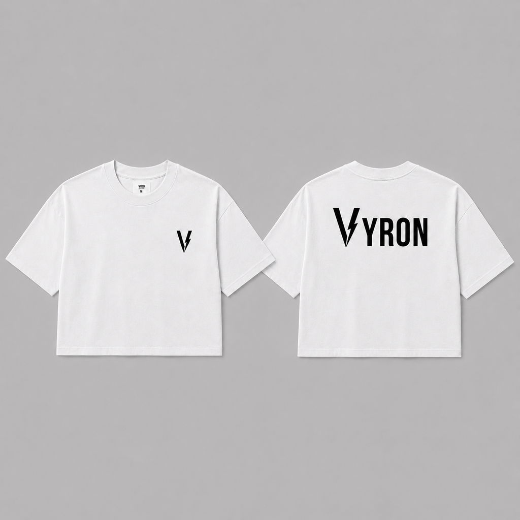 Remera Boxy Fit - Vyron White