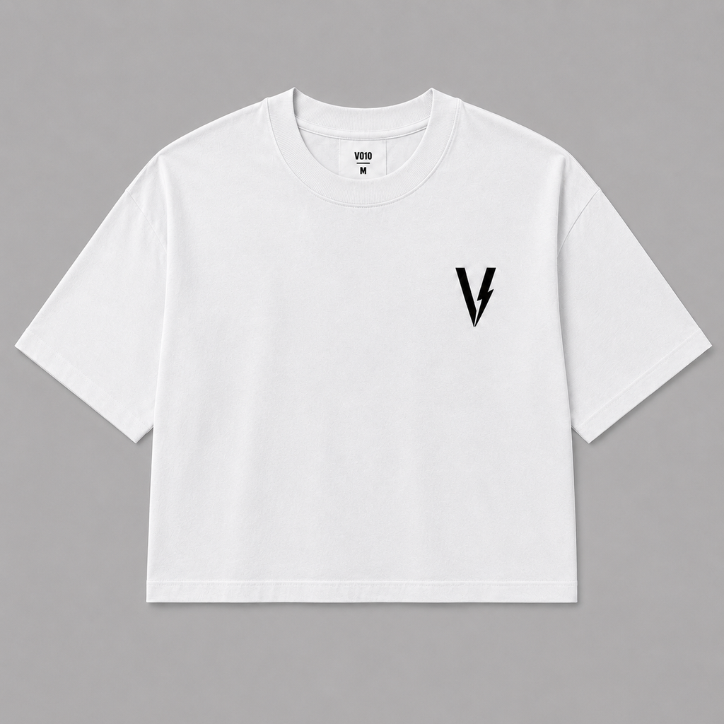 Remera Boxy Fit - Vyron White
