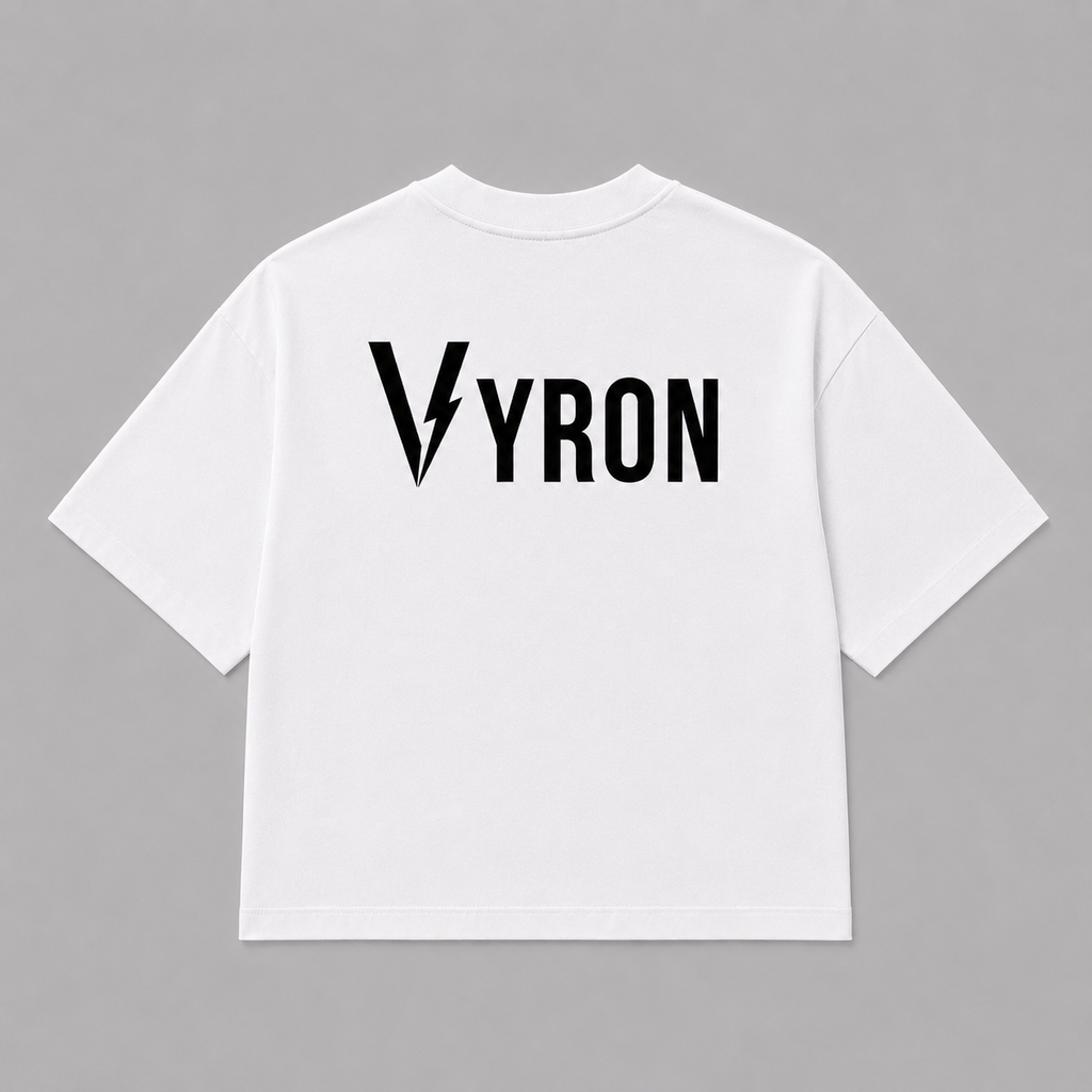 Remera Boxy Fit - Vyron White
