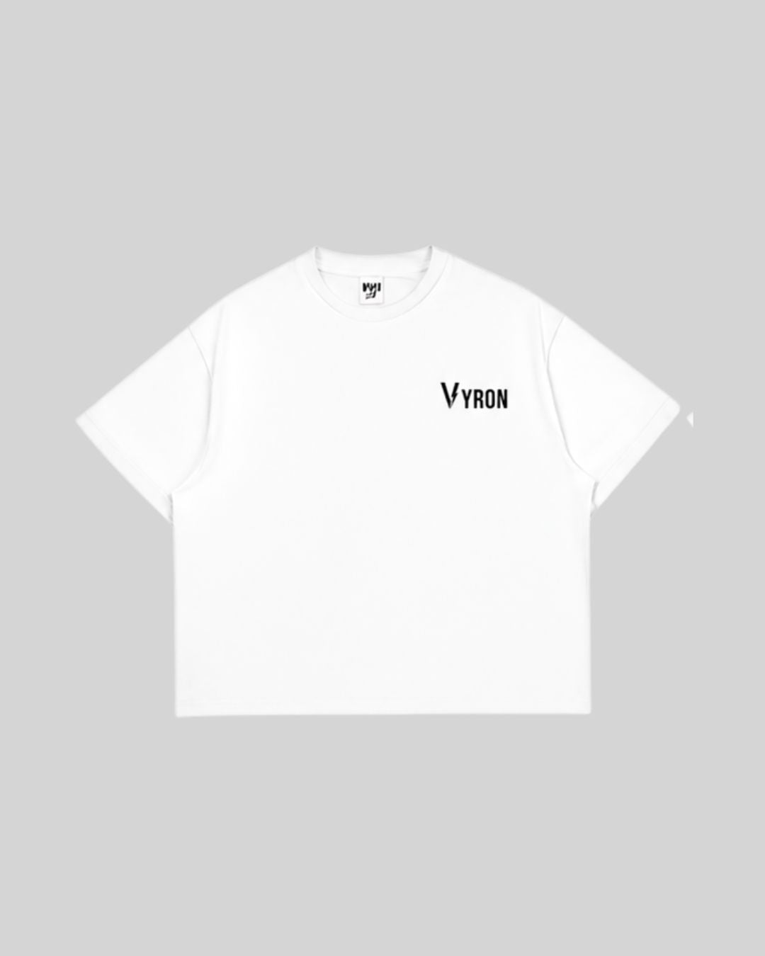 Remera Boxy Fit - Big logo white